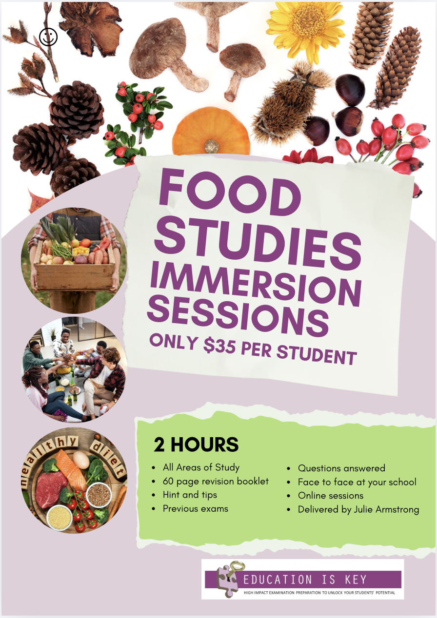 Food Studies Revision Sessions